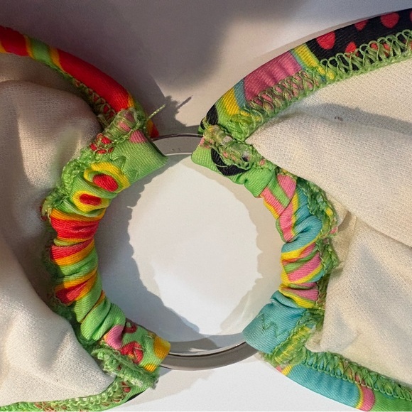 RAMPAGE VTG Multicolor Bikini Top size S Jrs. excellent condition - Picture 5 of 7